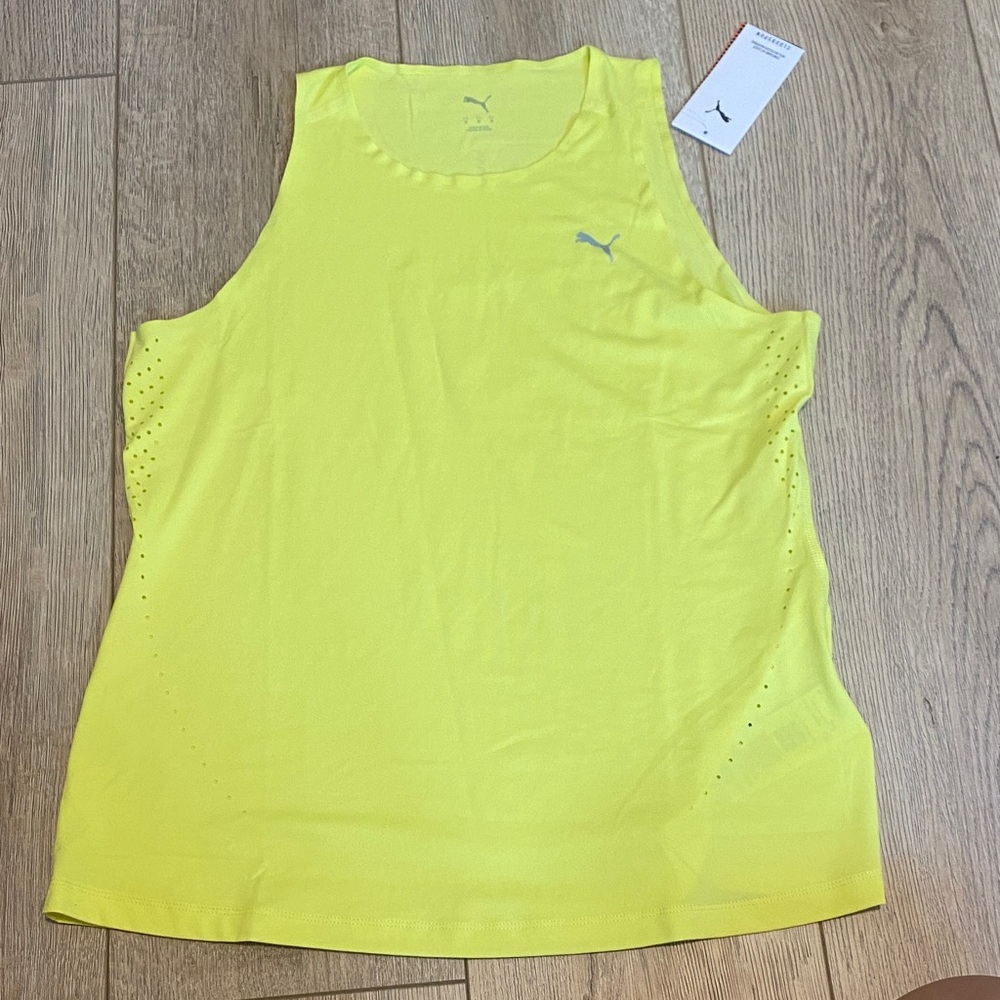 Puma Everyday Cloudspun Tank Lemon Sherbert